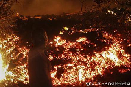 刚果（金）东部火山喷发，大自然震撼力量的瞬间展现