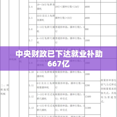 中央财政下达就业补助资金667亿元，助力民生就业共筑美好未来