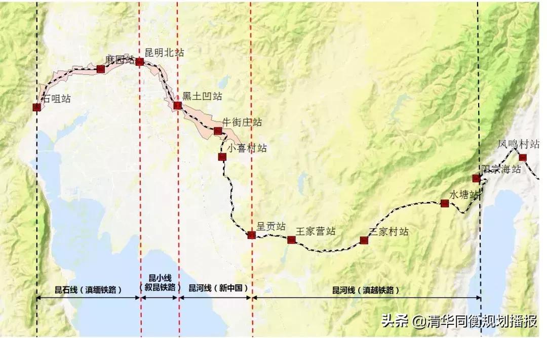 昆明地铁线路图最新变化，城市成长中的交通脉络