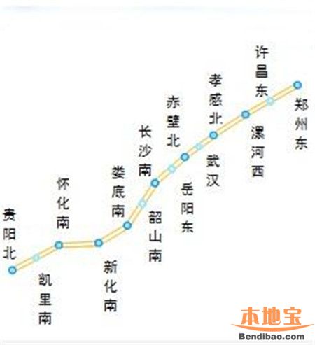 郑贵高铁最新线路走向,郑贵高铁最新线路走向观点论述