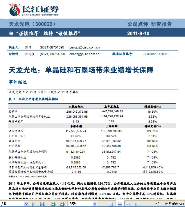 天龙光电最新动态更新