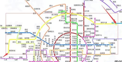 西安地铁最新线路图